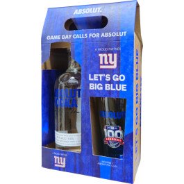 Absolut Vodka NY Giants Gift