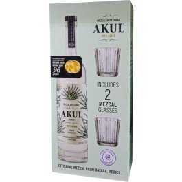 Akul Espadin Joven Mezcal Gift (if the shipping method is UPS or FedEx, it will be sent without box and glasses)