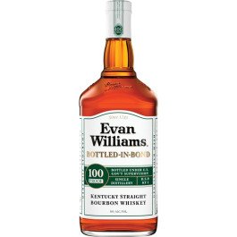 Evan Williams White Label 100 Proof Bourbon Whiskey