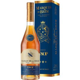 Marquis de Brim VSOP Kosher Cognac (if the shipping method is UPS or FedEx, it will be sent without box)
