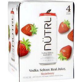 NÜTRL Strawberry Vodka Seltzer
