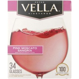 Peter Vella Pink Moscato Sangria