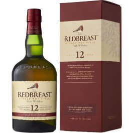 Redbreast 12 Year Single Pot Still Irish Whiskey (if the shipping method is UPS or FedEx, it will be sent without box)