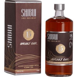 Shibui 15 Years Old Sherry Cask Whisky (if the shipping method is UPS or FedEx, it will be sent without box)