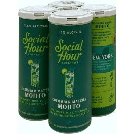 Social Hour Cocktails Cucumber Matcha Mojito