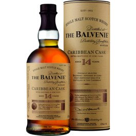 The Balvenie Distillery Caribbean Cask 14 Year (if the shipping method is UPS or FedEx, it will be sent without box)