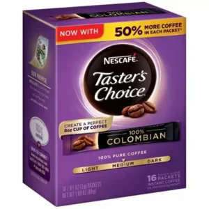 Nescafe Taster’s Choice Colombian Sticks 8x16x0.106oz