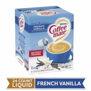 Coffee Mate French Vanilla Creamer Tubs 4x24x0.375fl oz