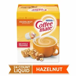 Coffee Mate Hazelnut Creamer Tubs 4x24x0.375fl oz