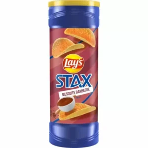 Lay's Stax Mesquite BBQ 5.5oz/17 pack