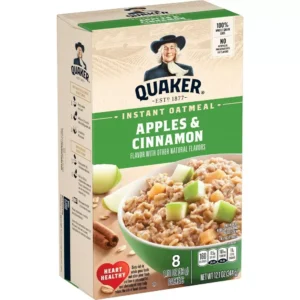 Instant Quaker Oats Apple Cinnamon 12x10ct
