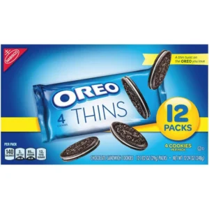 Oreo Thins Single Serve 4x12.24oz