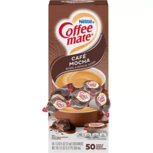 Coffee Mate Cafe Mocha Liquid Creamer Portions 4x50x0.375fl oz