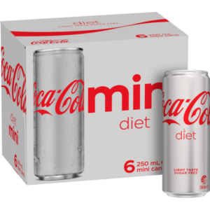 Coca-Cola Light 250ml Diet Soda Cans