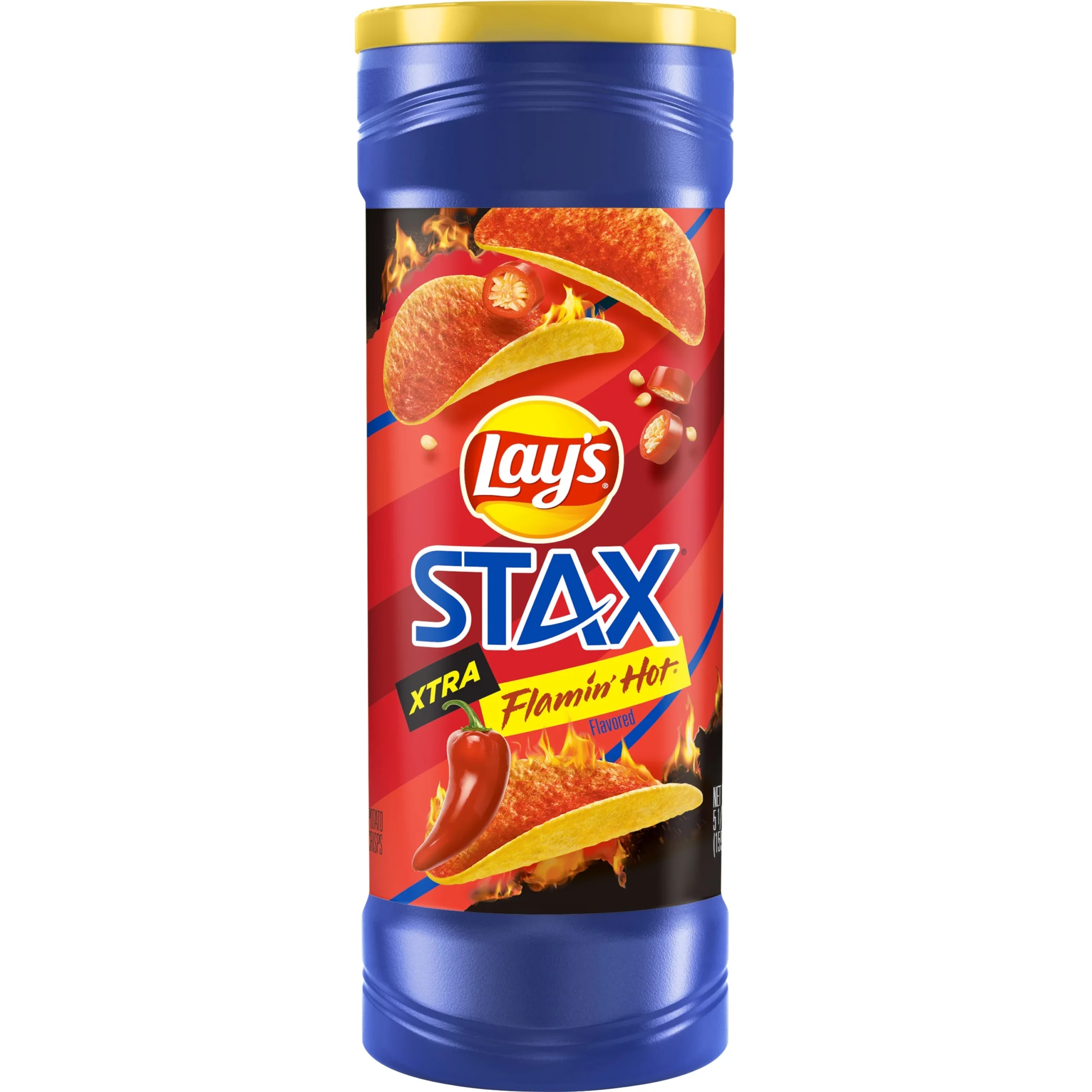 Lay's Stax Xxtra Flamin Hot Potato Chips 5.5oz/11 pack